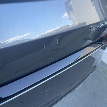 Autospa Car Wash - Don't take your car there, after carwash went around to clean some wet areas and noticed this dent. - Car Wash Near Me - Woodbridge, Virginia