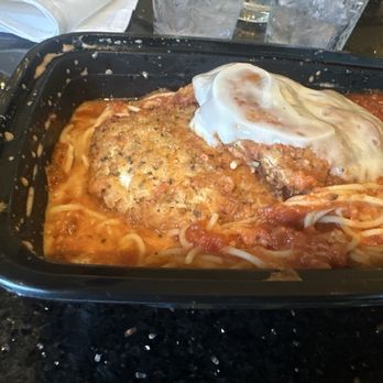Primavera Ristorante - Cx parm with cheese on one half of the cx that had to be cut in half cuz first one was RAW!!!!!!! - Italian Near Me - San Ramon, California