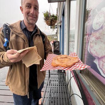 Klondike Doughboy - The famous fried bread! - Desserts Near Me - Skagway, Alaska Klondike Doughboy - The famous fried bread! - Desserts Near Me - Skagway, Alaska