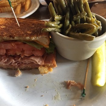 Yorktown Pub - Boar's Head Grilled Ham and Cheese with green beans - Pubs Near Me - Yorktown, Virginia