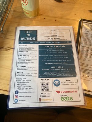 Menu photo 6 Walter's303 Pizzeria - Bow Mar Littleton, CO