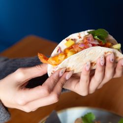 Prawn Tacos Lunch Menu