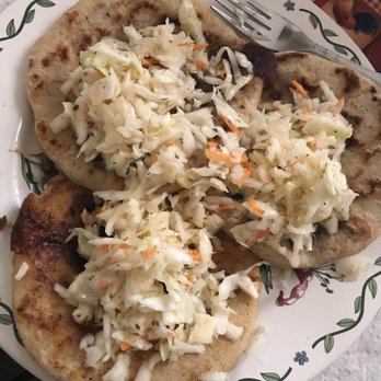 La Cuscatleca Pupuseria & Restaurant - 2 Bean & Cheese pupusas, 1 Pork & Cheese pupusa - Salvadoran Near Me - Des Moines, Iowa La Cuscatleca Pupuseria & Restaurant - 2 Bean & Cheese pupusas, 1 Pork & Cheese pupusa - Salvadoran Near Me - Des Moines, Iowa