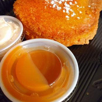 Del Frisco's Double Eagle Steakhouse - Butter cake with caramel to go - Steakhouses Near Me - Houston, Texas Del Frisco's Double Eagle Steakhouse - Butter cake with caramel to go - Steakhouses Near Me - Houston, Texas
