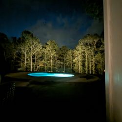 ASP - America's Swimming Pool Company - Pool at night