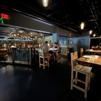 Xico - High tops in bar and dining room in background. - Mexican Near Me - Asheville, North Carolina
