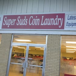 Super Suds Coin Laundry - iPad shot of the front.