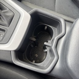 My cup holder after I leave interior clean. My cup holder after I leave interior clean.