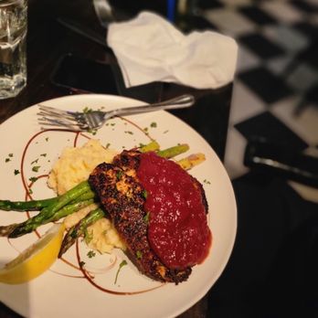 Diamondback Grill - brown sugar tarragon salmon - American Near Me - Winston Salem, North Carolina