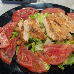 Mike's Drive In - Grilled chicken salad with Italian dressing