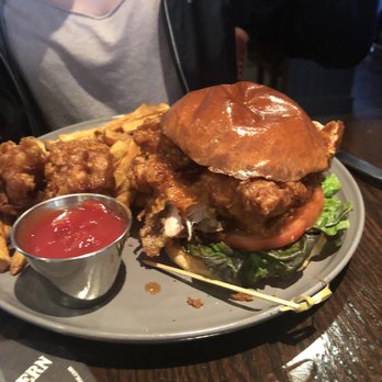 Johnny's Tavern - Chicken sandwich - New American Near Me - Amherst, Massachusetts Johnny's Tavern - Chicken sandwich - New American Near Me - Amherst, Massachusetts
