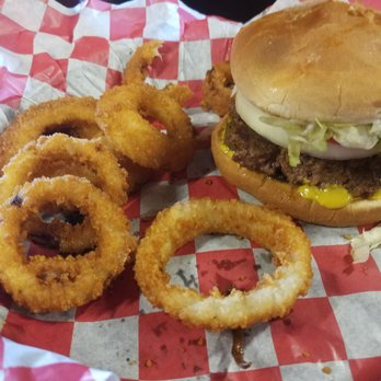 Merv's Restaurant - Lil Merv, their way, with onion rings - American Near Me - Chattanooga, Tennessee