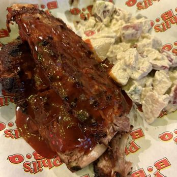 Phil's BBQ - Baby back Rib dinner & potato salad. - Barbeque Near Me - Temecula, California