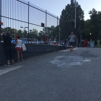 Lasker Pool - Walking up at 7pm - Swimming Pools Near Me - New York, New York