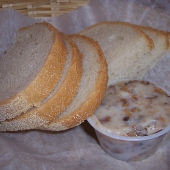 Cafe Polonia - bread & spread - the bacony lard (4/09) - Polish Near Me - Boston, Massachusetts