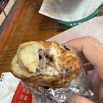 La Taqueria - Super burrito with carne asada - Mexican Near Me - San Francisco, California