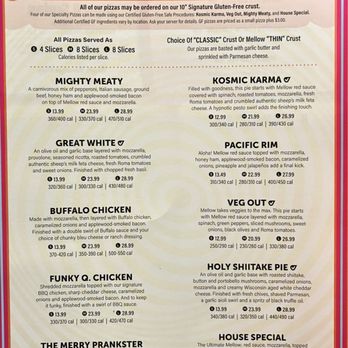 Mellow Mushroom - Pizza menu. - Pizza Near Me - Huntsville, Alabama Mellow Mushroom - Pizza menu. - Pizza Near Me - Huntsville, Alabama
