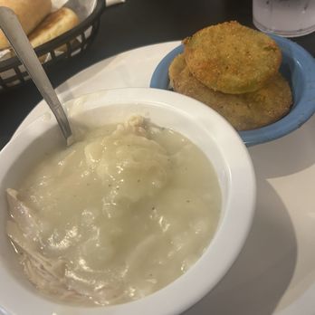 Aunt Effies Restaurant - Chicken and Dumplings with Fried Green Tomatoes - Chicken Shop Near Me - Ringgold, Georgia