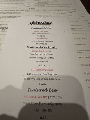 Menu photo 6 Winston's Grille Raleigh, NC Menu photo 6 Winston's Grille Raleigh, NC
