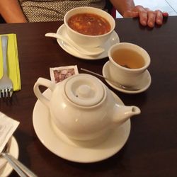 Lemongrass - Hot and sour soup, jasmine tea.