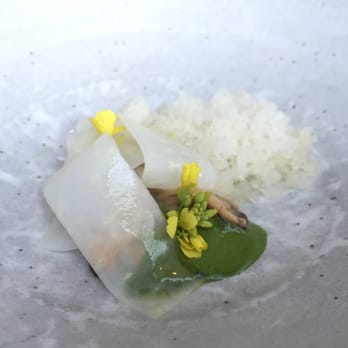 Commis - Mussels with sesame lead and kohlrabi - New American Near Me - Oakland, California