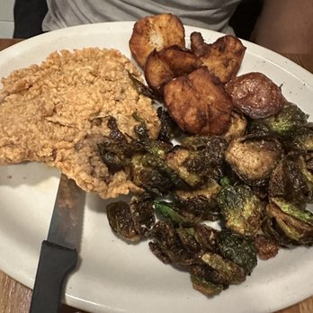 Phoebe's Diner - -Chicken Fried Steak- (gravy on the side) -Side Red Potatoes- -Crispy Brussels Sprouts- - Breakfast & Brunch Near Me - Austin, Texas Phoebe's Diner - -Chicken Fried Steak- (gravy on the side) -Side Red Potatoes- -Crispy Brussels Sprouts- - Breakfast & Brunch Near Me - Austin, Texas