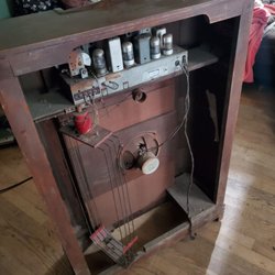 Pawntiques - Back of old radio