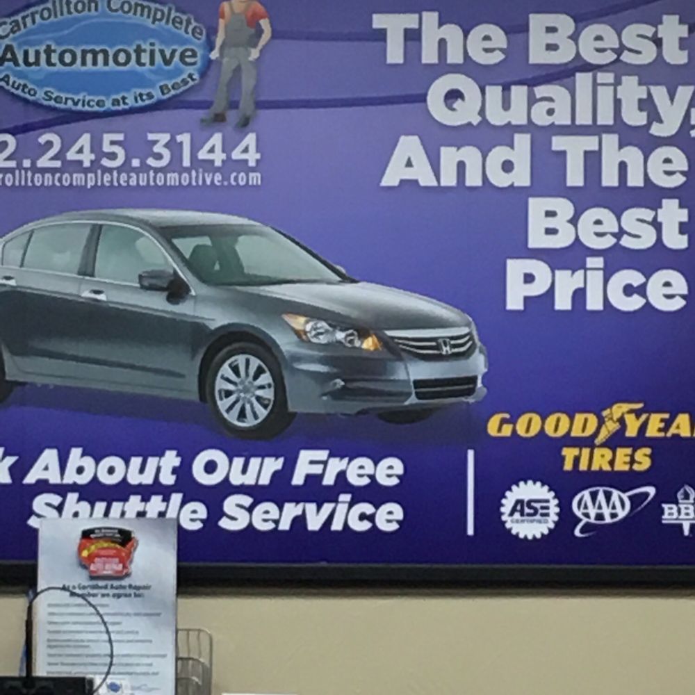 Carrollton Complete Automotive - Auto Repair Near Me - Carrollton, Texas Carrollton Complete Automotive - Auto Repair Near Me - Carrollton, Texas