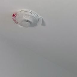 This is the bag that's over the smoke alarm in the room for 412.