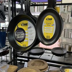 JKS Houston Restaurant & Equipment Supplies - Cast iron skillet and a fajita pan