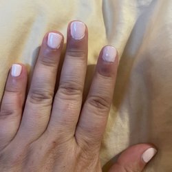 Botanical Nails & Spa - Look at how bad it is. She tried to file it off but was filing my skin.