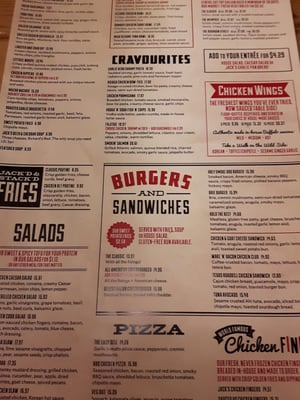 Menu photo 1 Jack Astor’s Toronto, ON