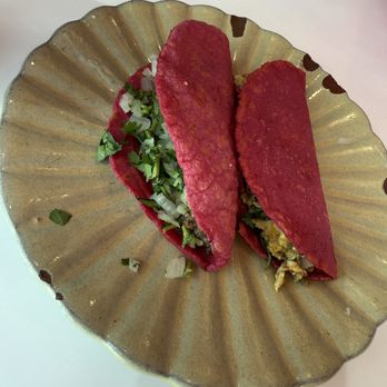 Cafecito - pink taco with barbacoa - Mexican Near Me - Fort Worth, Texas Cafecito - pink taco with barbacoa - Mexican Near Me - Fort Worth, Texas