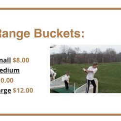 Copper Hill Golf Club - Driving Range Prices