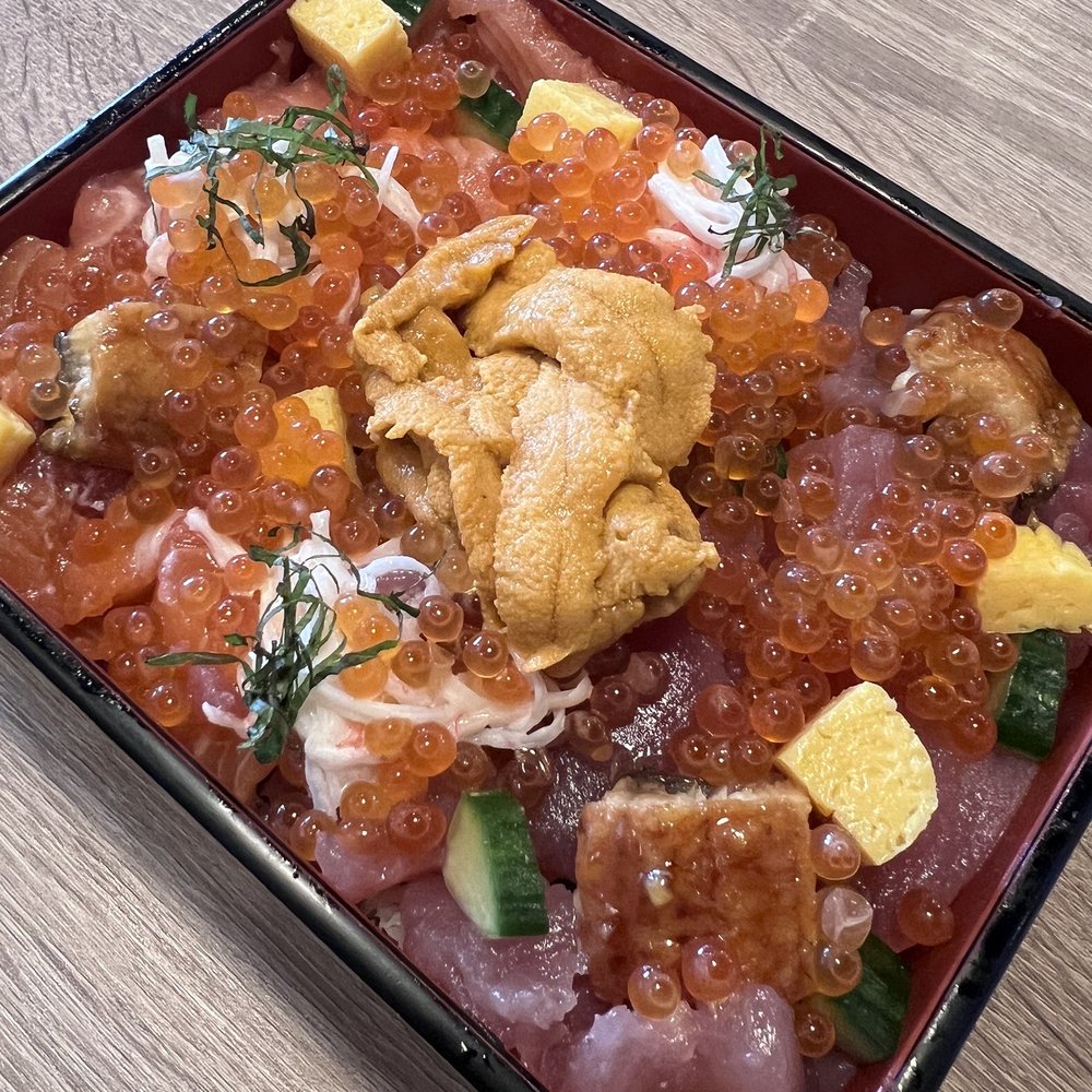 Chicago Sushi - Uni chirashi jewelry box - Japanese Near Me - Des Plaines, Illinois Chicago Sushi - Uni chirashi jewelry box - Japanese Near Me - Des Plaines, Illinois
