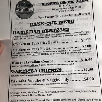 Tropics Island Grill - Food Trucks Near Me - Rockaway Beach, Oregon Tropics Island Grill - Food Trucks Near Me - Rockaway Beach, Oregon