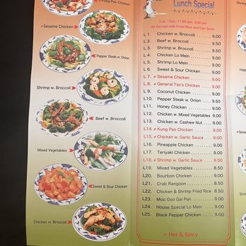 China King - This is their menu as of JANUARY 2023. - Chinese Near Me - Evansville, Indiana