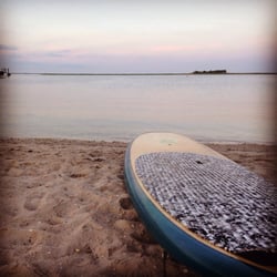 Paddleworks - Beautiful night paddle boarding in Barnegat Bay with Paddleworks!