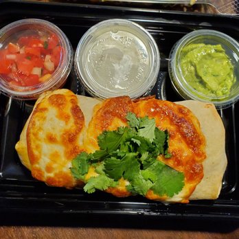 Artizen - Chipotle Ludovico Farm Chicken Burrito ($16.00). Lomi Tomato, Guacamole, Sour Cream. - Cafes Near Me - Honolulu, Hawaii Artizen - Chipotle Ludovico Farm Chicken Burrito ($16.00). Lomi Tomato, Guacamole, Sour Cream. - Cafes Near Me - Honolulu, Hawaii