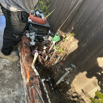 Evergreen Gardening Service - Broken in ground pvc pipes to be repaired. - Landscaping Near Me Evergreen Gardening Service - Broken in ground pvc pipes to be repaired. - Landscaping Near Me