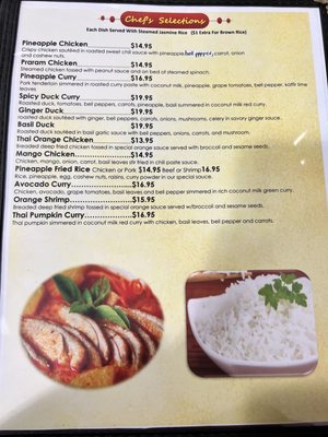 Menu photo 2 Prosser Thai Bistro Prosser, WA