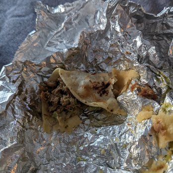 Zombie Taco - Soggy disgusting carnitas taco - Tacos Near Me - Chicago, Illinois
