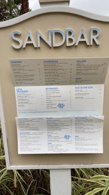 Menu photo 6 SandBar Kissimmee, FL
