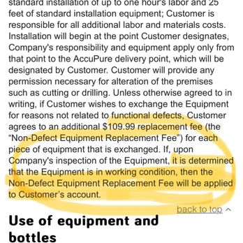 ReadyRefresh - $50 charge for reconditioning is BS!! I hope they reverse that charge. - Water Delivery Near Me - Austin, Texas ReadyRefresh - $50 charge for reconditioning is BS!! I hope they reverse that charge. - Water Delivery Near Me - Austin, Texas