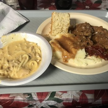 Mae's Grill - Chicken casserole with meatloaf and creamed potatoes - New American Near Me - Blytheville, Arkansas Mae's Grill - Chicken casserole with meatloaf and creamed potatoes - New American Near Me - Blytheville, Arkansas