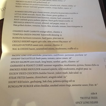 Bungalow 44 - Summer 2018 menu - New American Near Me - Mill Valley, California Bungalow 44 - Summer 2018 menu - New American Near Me - Mill Valley, California