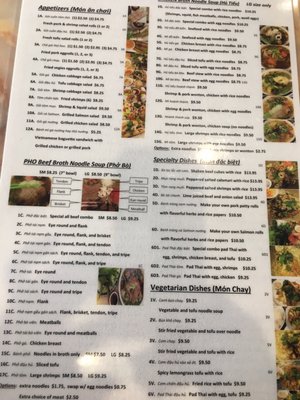 Menu photo 8 Pho Ton 1 Vancouver, WA