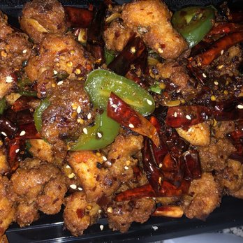 Dongpo Impression - Meizhou Dry Chili Chicken was spicy but bare able - Szechuan Near Me - Chicago, Illinois