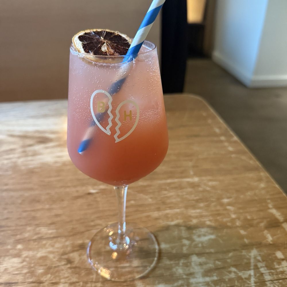 Better Half Coffee & Cocktails - Pink Sangria - Cafes Near Me - Austin, Texas Better Half Coffee & Cocktails - Pink Sangria - Cafes Near Me - Austin, Texas