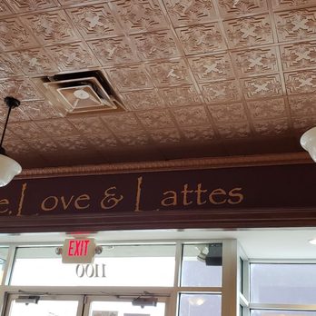 Triple Moon Coffee - I like the ceiling and the fun signage. - Coffee & Tea Near Me - Middletown, Ohio